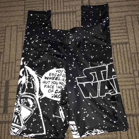 Star Wars Graphic Leggings Millenium Falcon Black - Picture 5 of 8